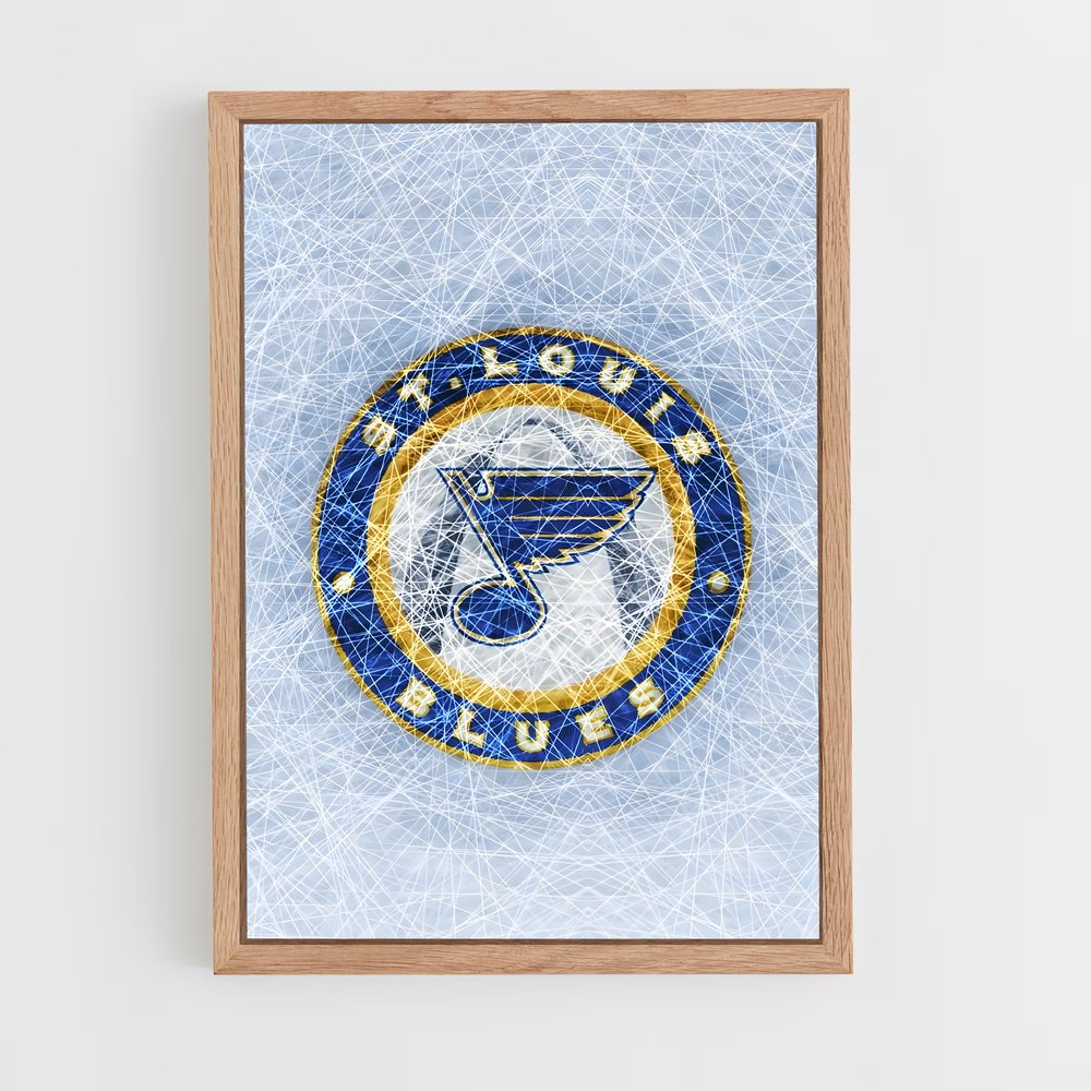 Poster Blues et Lumières – affiche Hockey sur glace (vue 4)